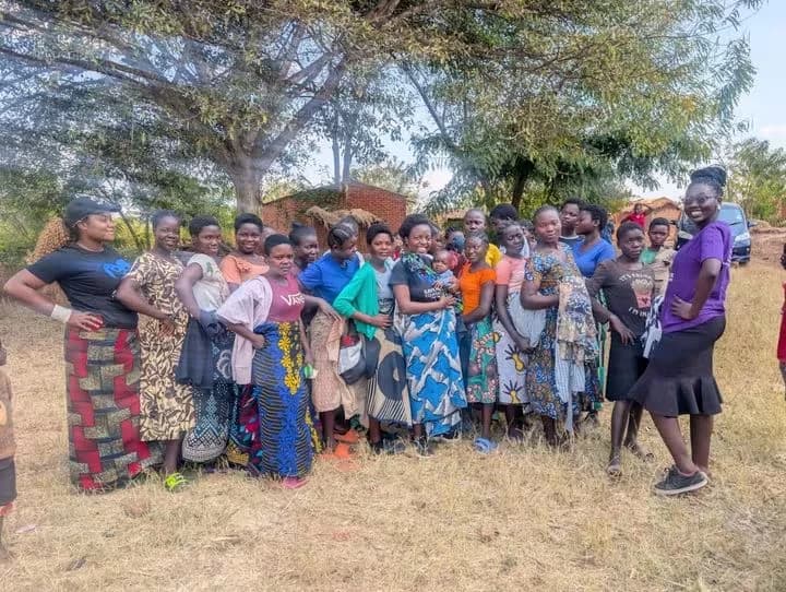 With women of the community