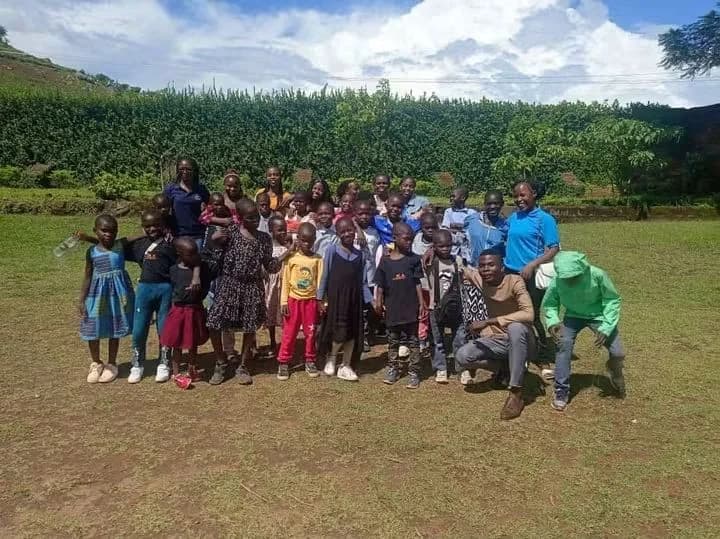 Children and volunteers